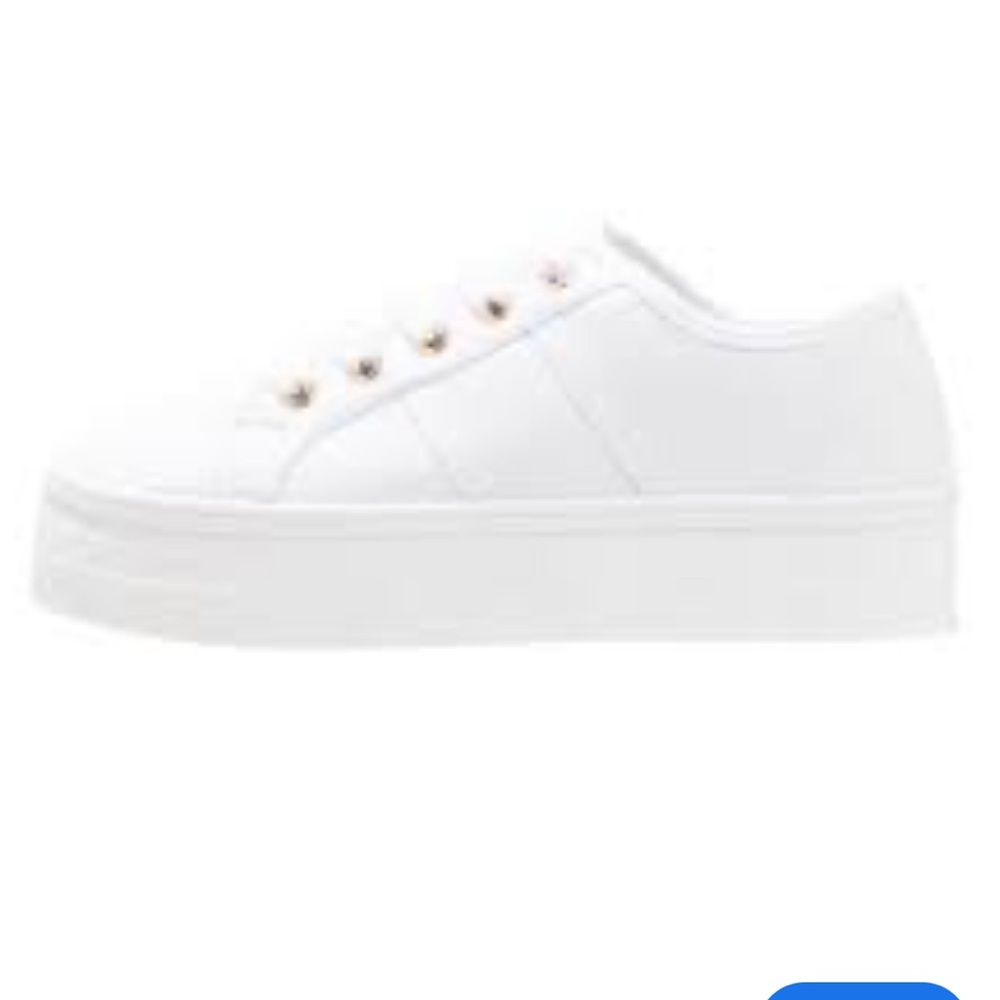 Rubi Classic White Canvas Platform Sneakers - Picture 2 of 6